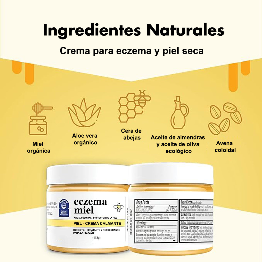AUREORAN Eczema  | Crema calmante de miel para Eczema